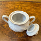 WG Japanese White & Gold Sugar Bowl 