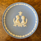 Wedgewood Blue Jasperware Royal Wedding Plate 