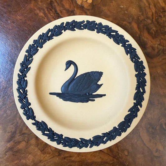 Wedgwood Black Swan Cane Base Small Dish 