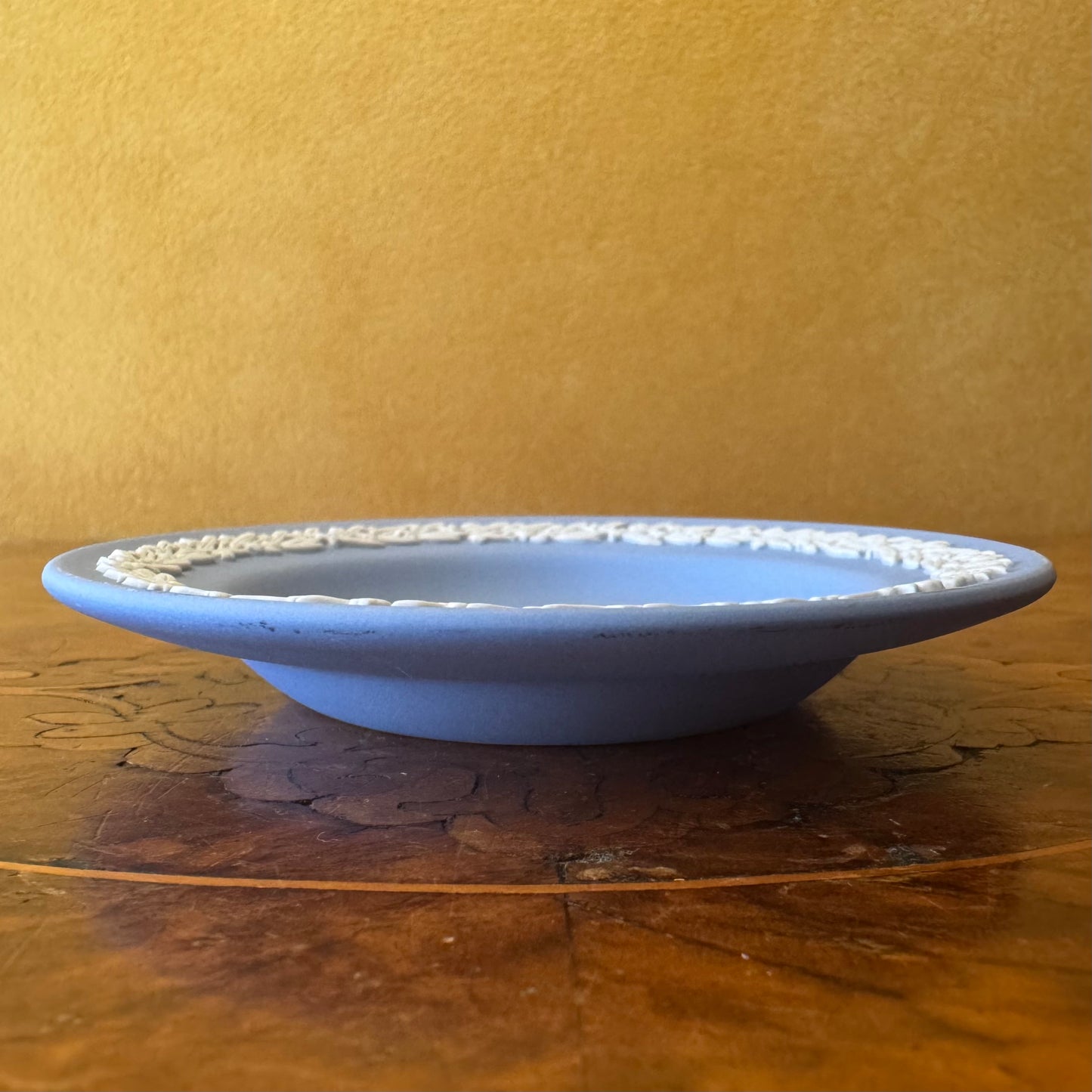 Wedgwood Blue Jasperware Banksia Plate 