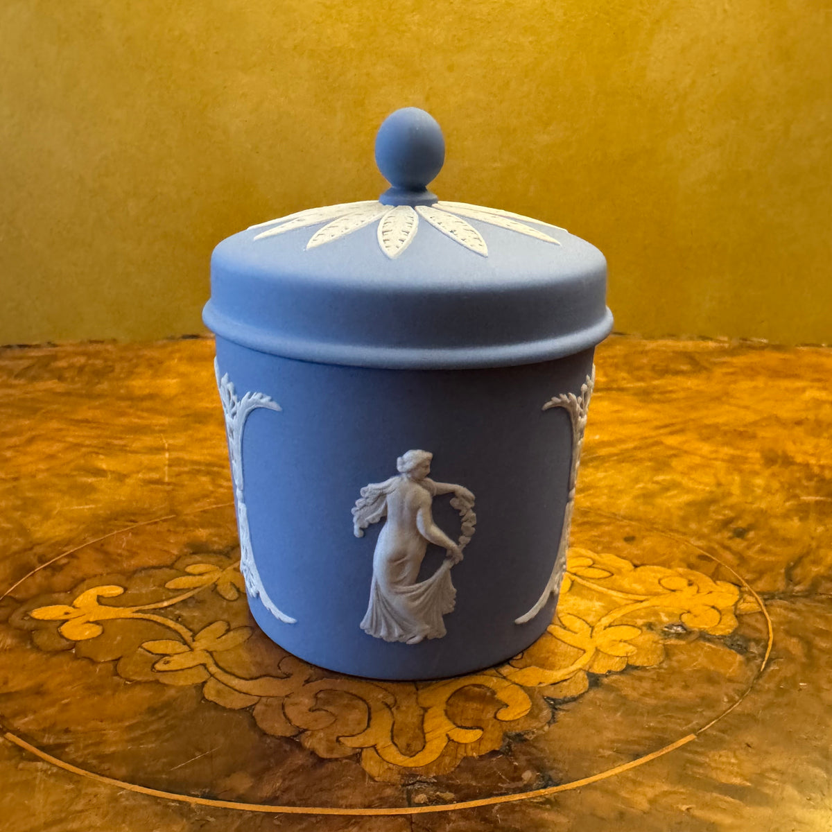 Wedgwood Blue Jasperware Dancing Hours 