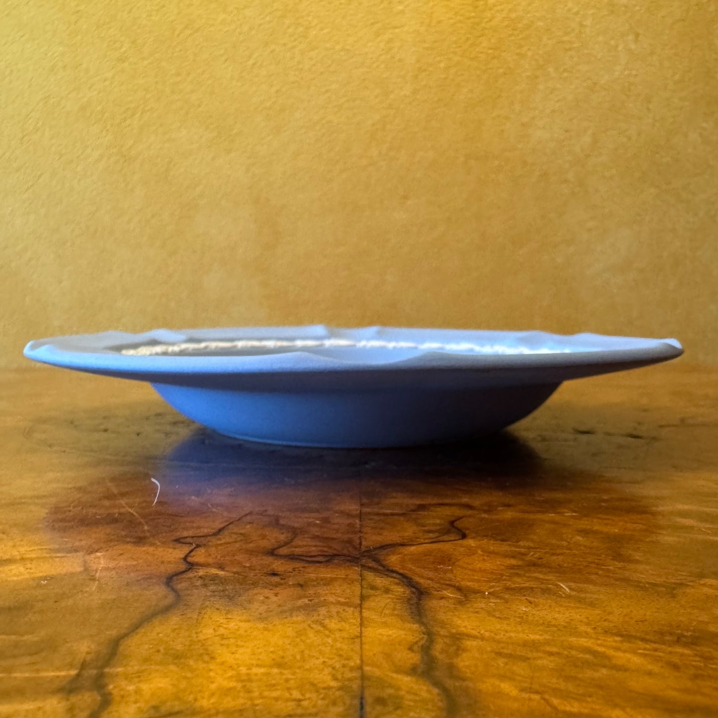 Wedgwood Blue Jasperware Lady Ashtray 