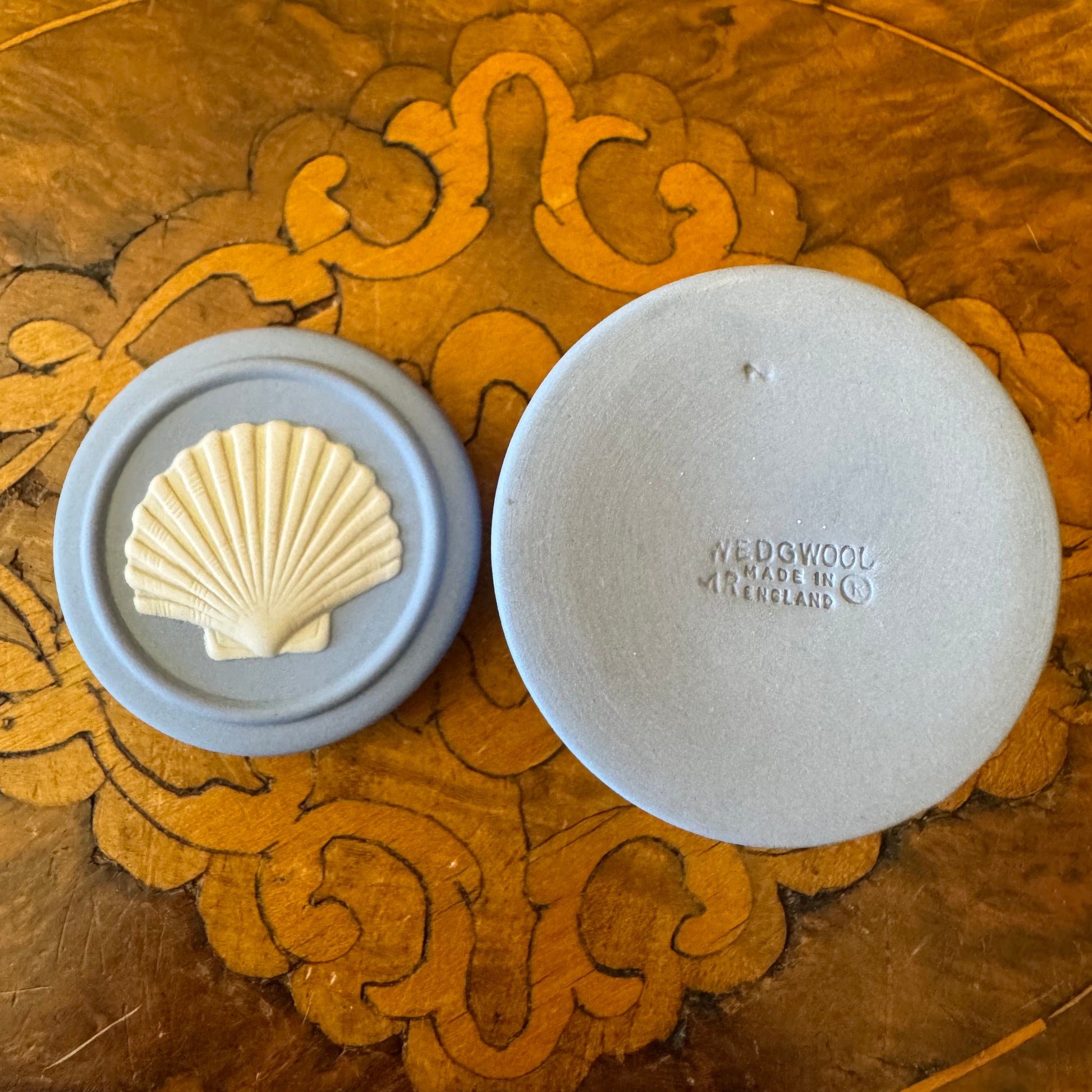 Wedgwood Blue Jasperware Shell 