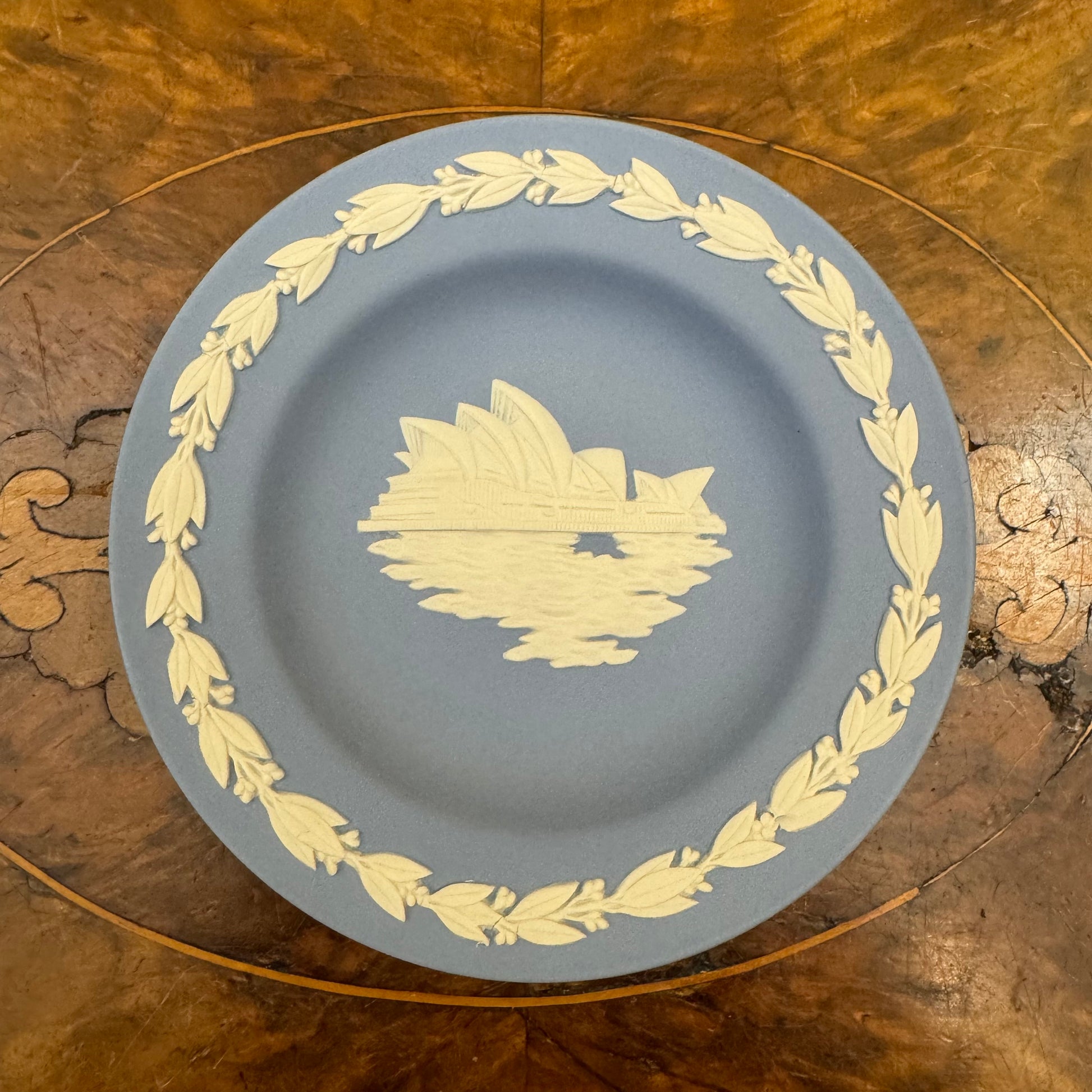Wedgwood Blue Jasperware Sydney Opera House Trinket Dish