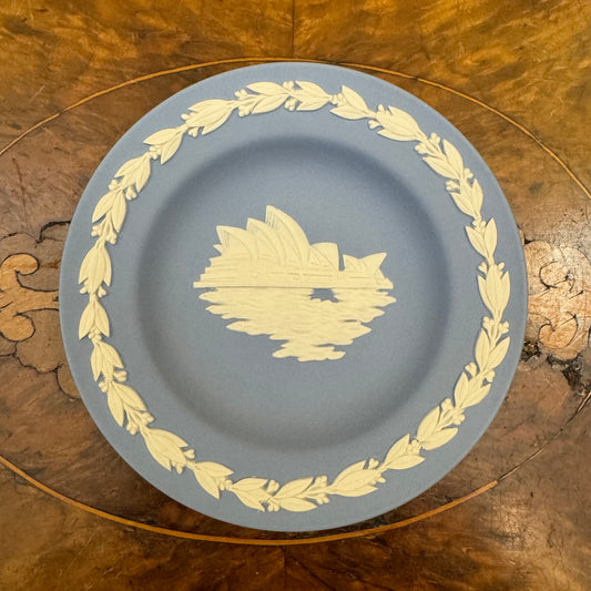 Wedgwood Blue Jasperware Sydney Opera House Trinket Dish