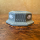 Wedgwood Green Jasperware Tea Light Candle Holder 