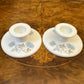 Wedgwood Ice Rose Candle Holders 