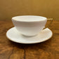 Wedgwood Jasper Conran Tea Cup & Saucer Gold Trim
