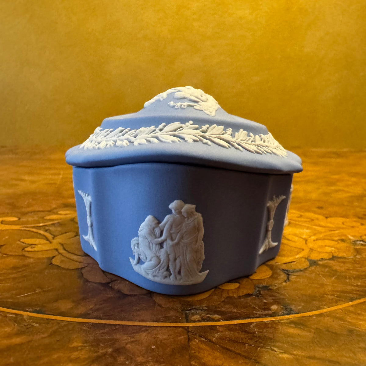 Wedgwood Jasperware Blue Cherubs 