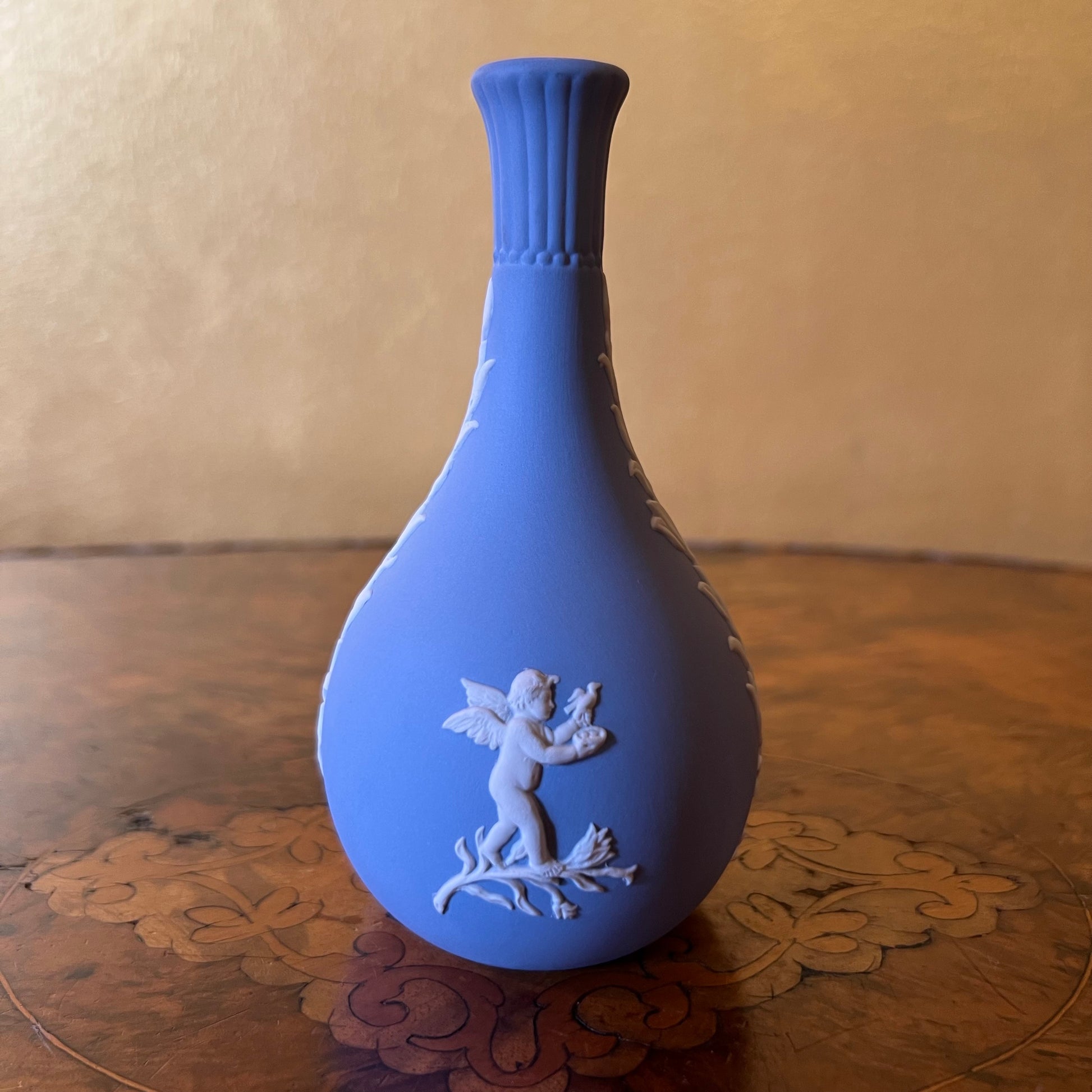 Wedgwood Jasperware Cupid Bud Vase