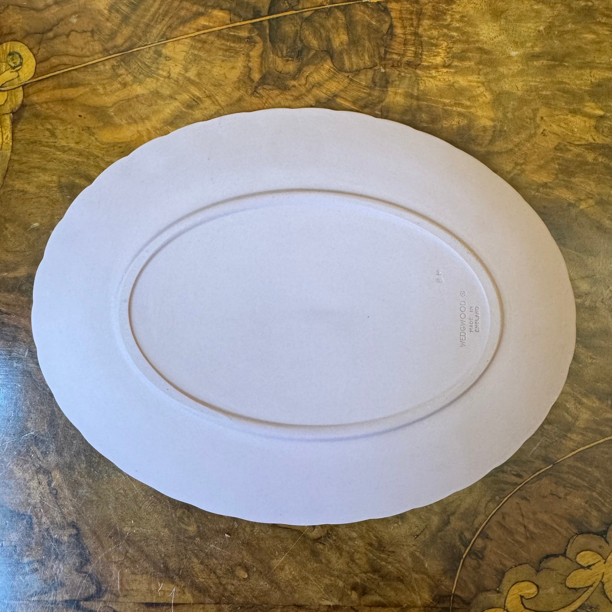 Wedgwood Pink Jasperware Oval Lady Dish Plate