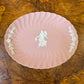 Wedgwood Pink Jasperware Oval Lady Dish Plate Tray 