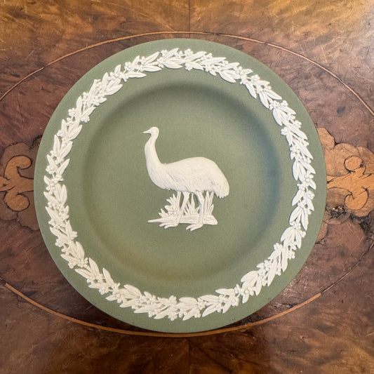 Wedgwood Sage Jasperware Emu Small Dish 