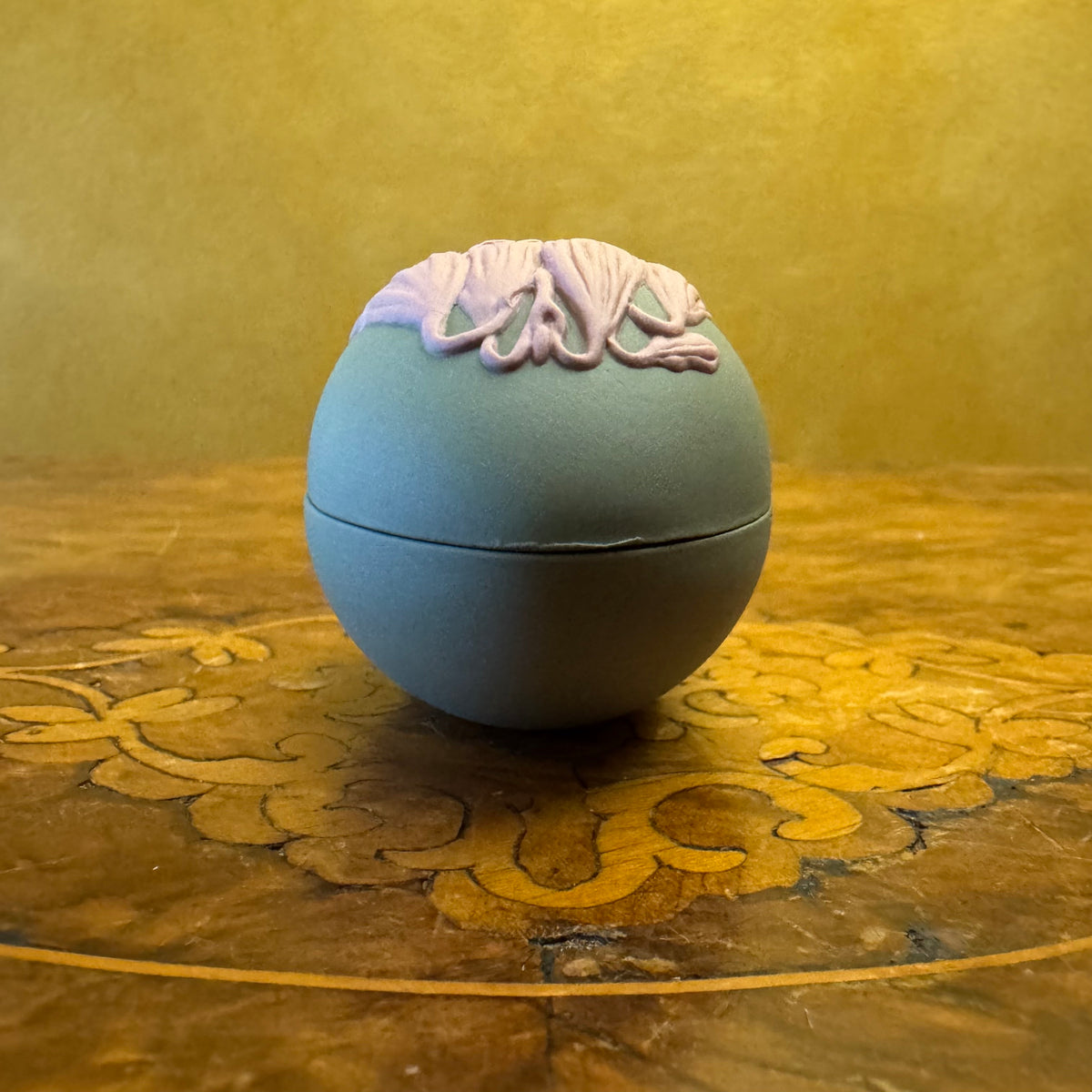 Wedgwood Sage Pink Egg Shaped 