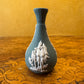 Wedgwood Teal Jasperware Desert Pea 