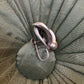 West German Metal Screw On Earring 