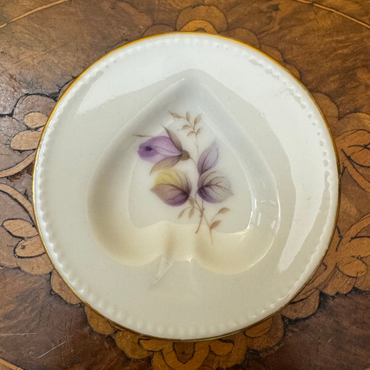 Westminister Bernice Heart Detail Butter Dish