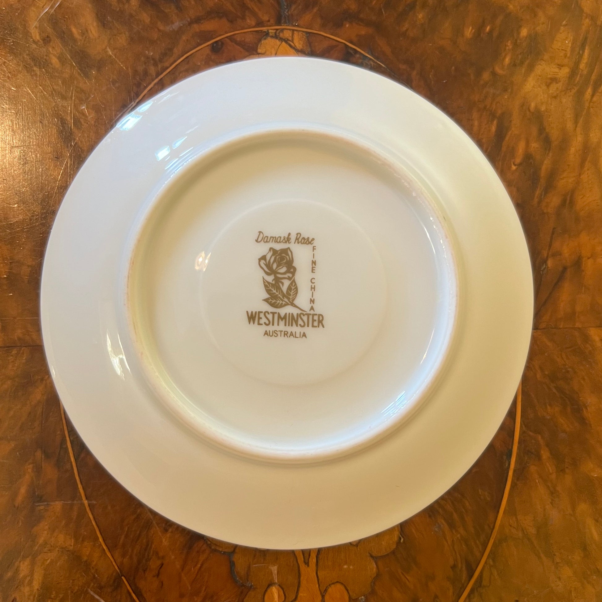 Westminster_Damask_Rose_Coffee_Cup Saucer Vintage