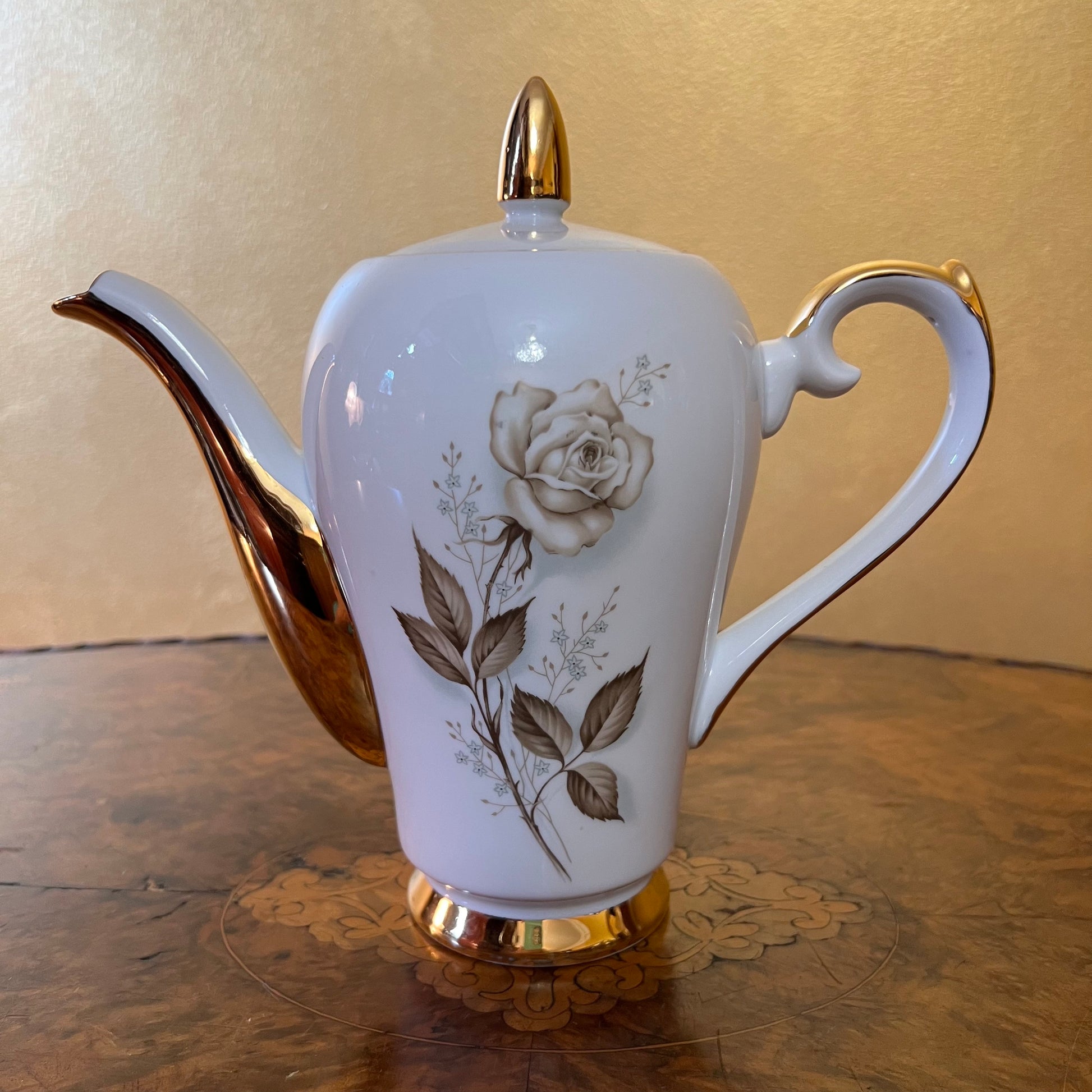 Westminster Damask Rose Coffee Pot 