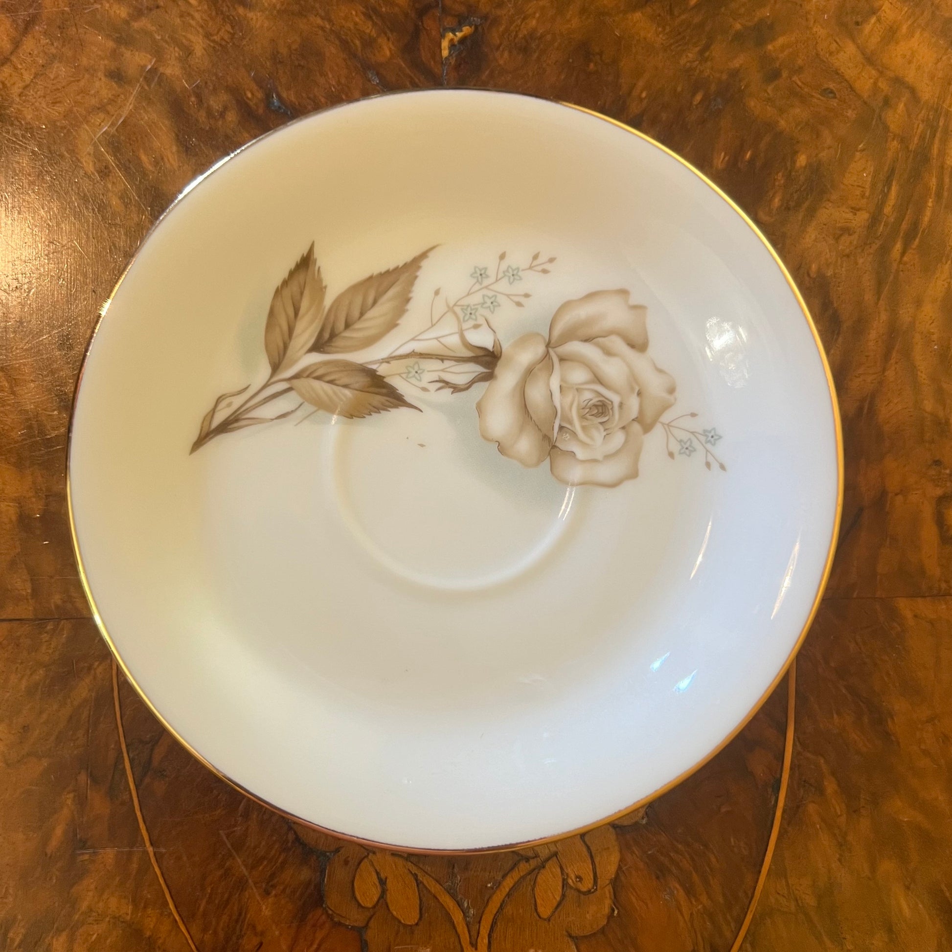 Westminster Damask Rose Saucer