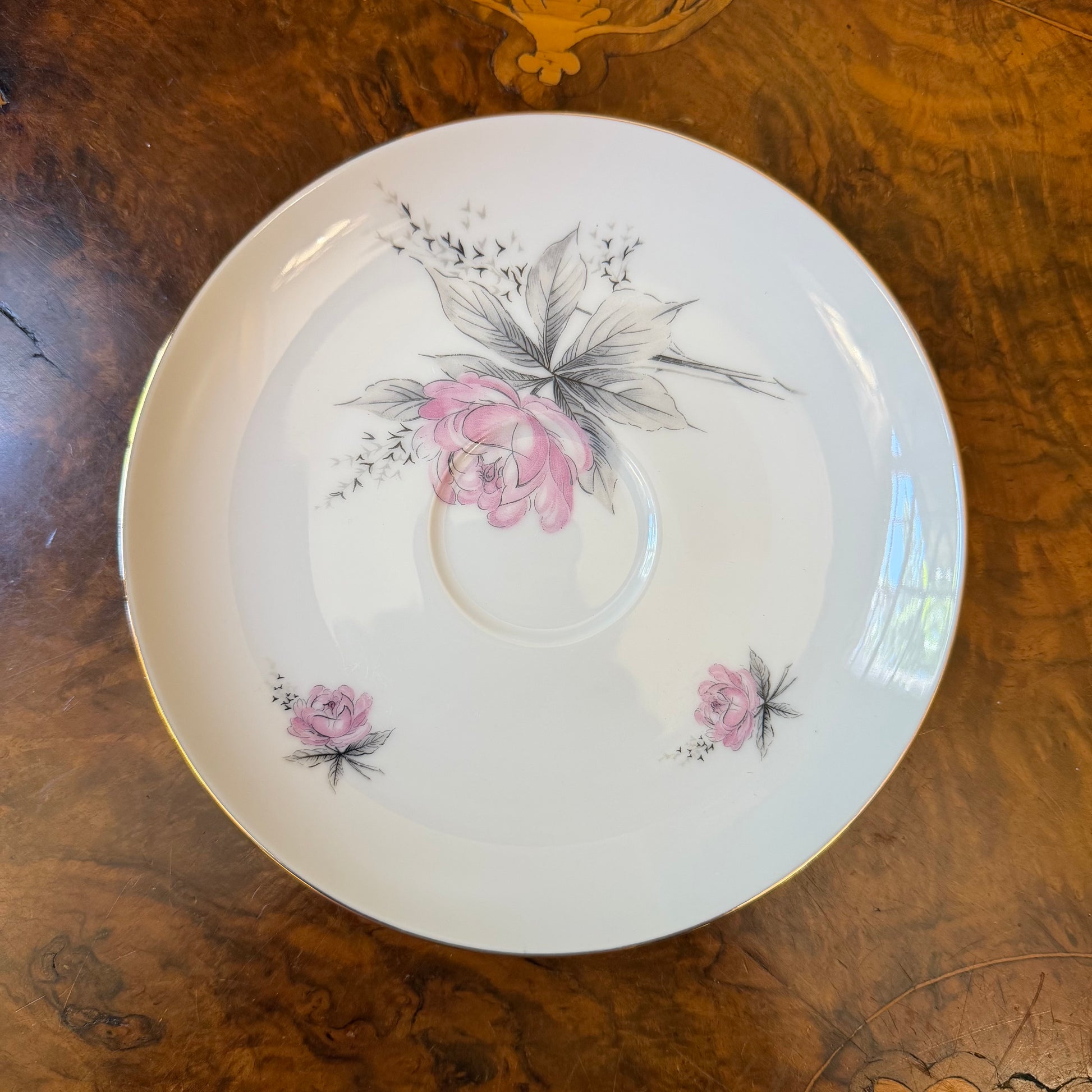 Westminster Pink Rose Saucer Plate 