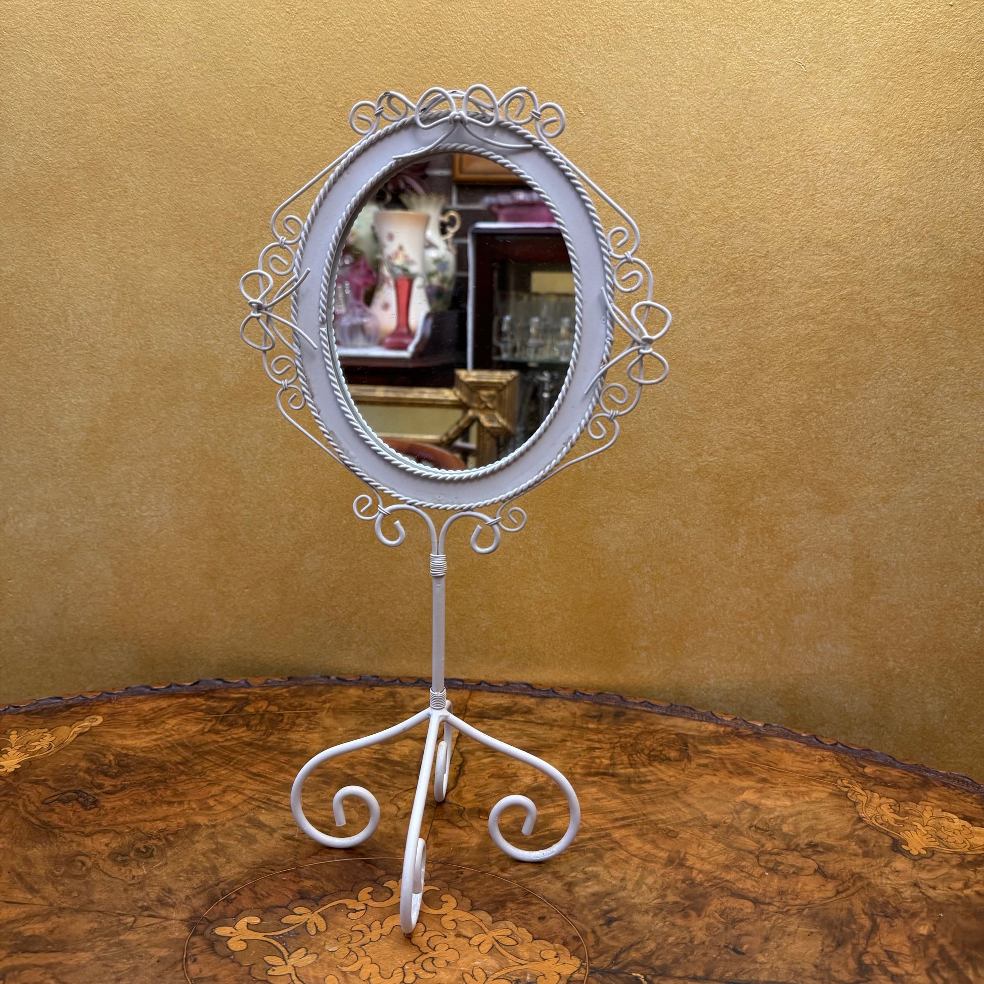 White Dressing Table Mirror 