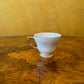 Vintage White Gold Demitasse Coffee Cup & Saucer