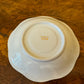 Vintage White Gold Demitasse Coffee Cup & Saucer