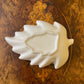 White Leaf Shape Dish
