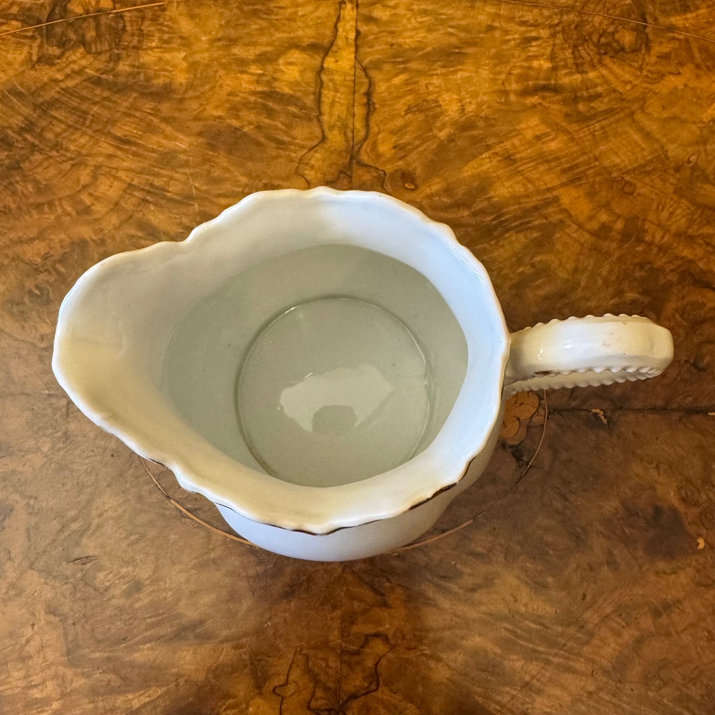 White Porcelain Creamer 