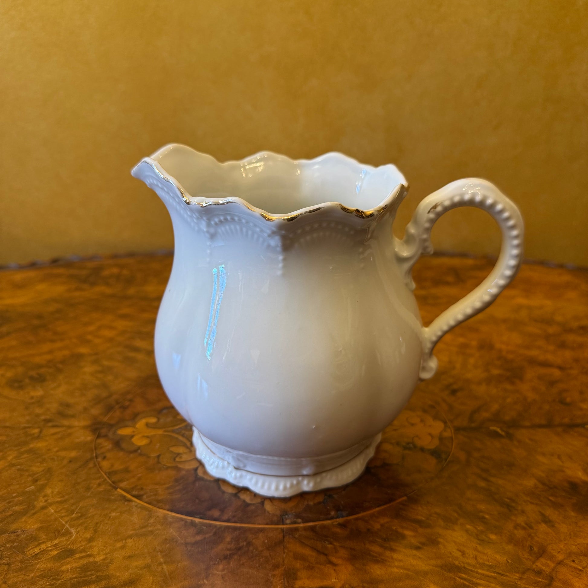 White Porcelain Milk Creamer Jug 