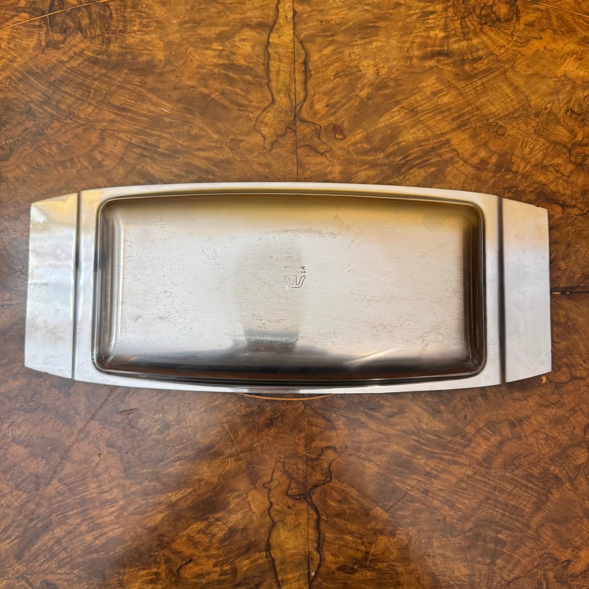Wiltshire Burgundy Stainless Steel Tray
