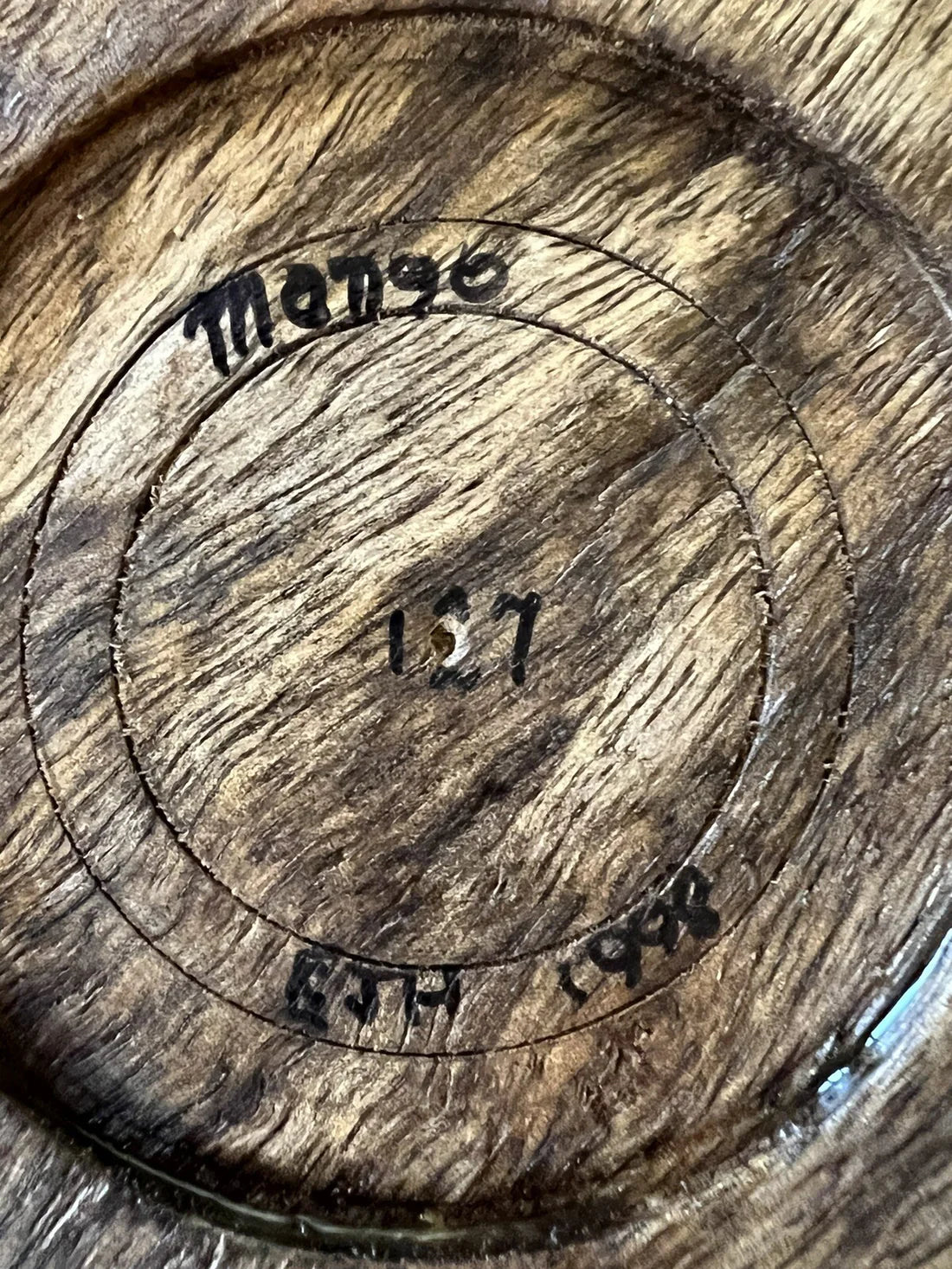 Mango Wood Bowl Handmade In Australia By EJH