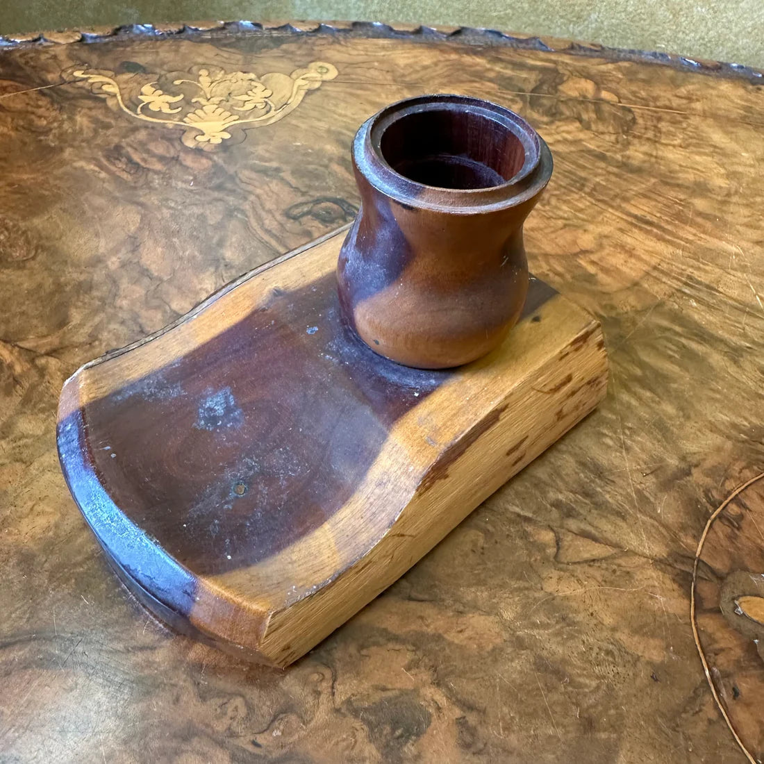 Wooden Candle Holder