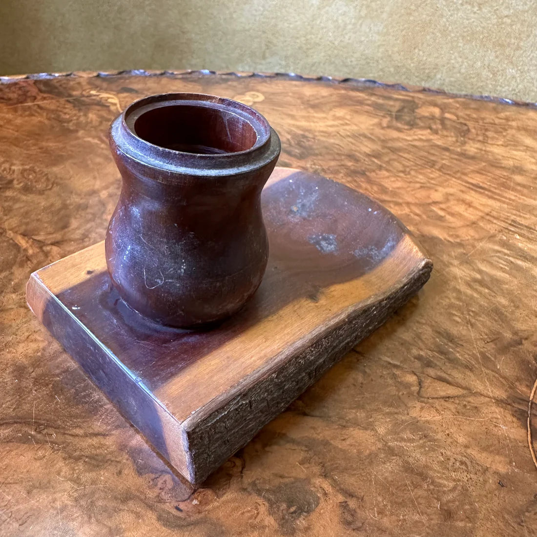 Wooden Candle Holder