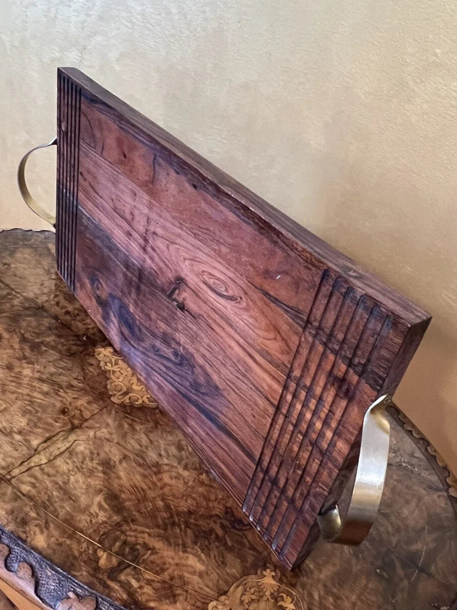 Large Wooden Cheese Board With Handles