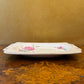 Woods Ivory Ware Carnation Print Rectangle Platter 