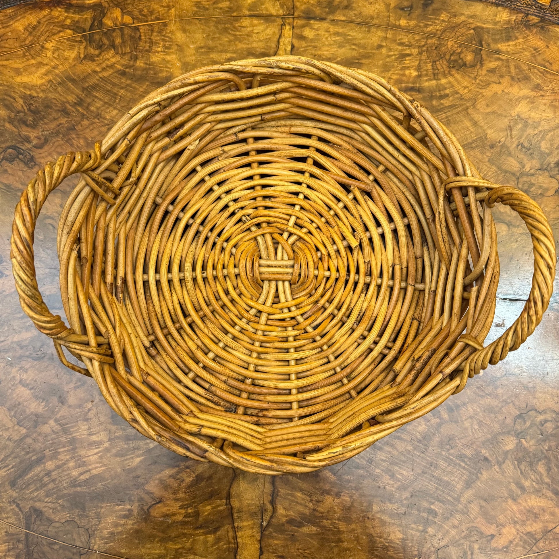Woven Wicker Basket 