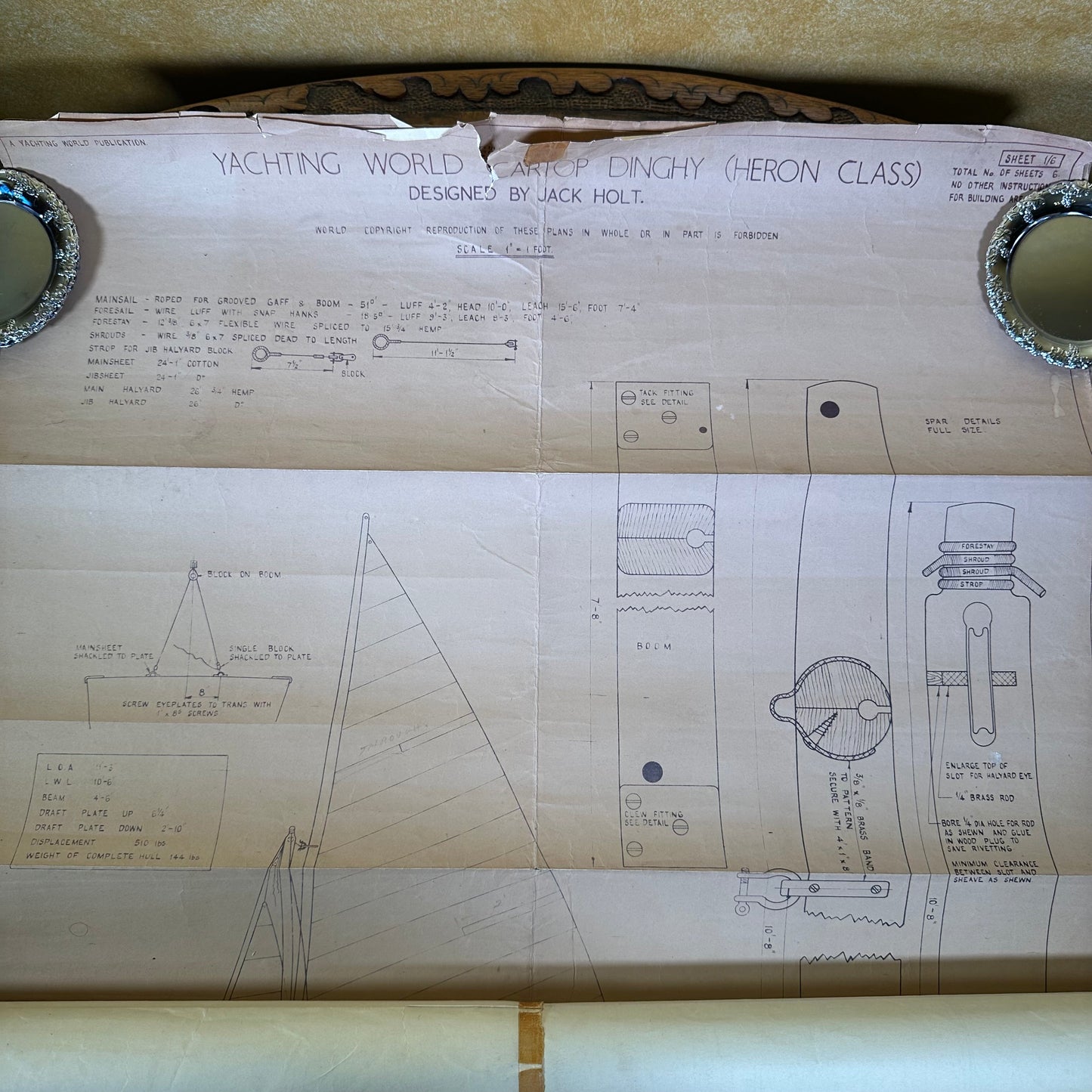 Yachting Cartop Dinghy Designed By Jack Holt 