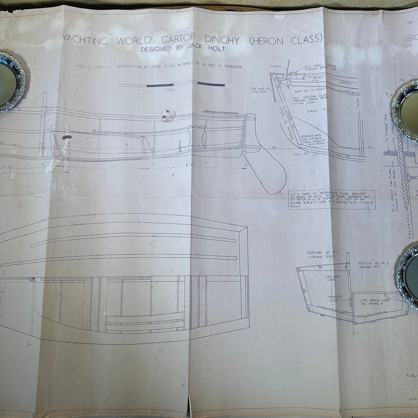 Yachting Cartop Dinghy Designed By Jack Holt Heron Class