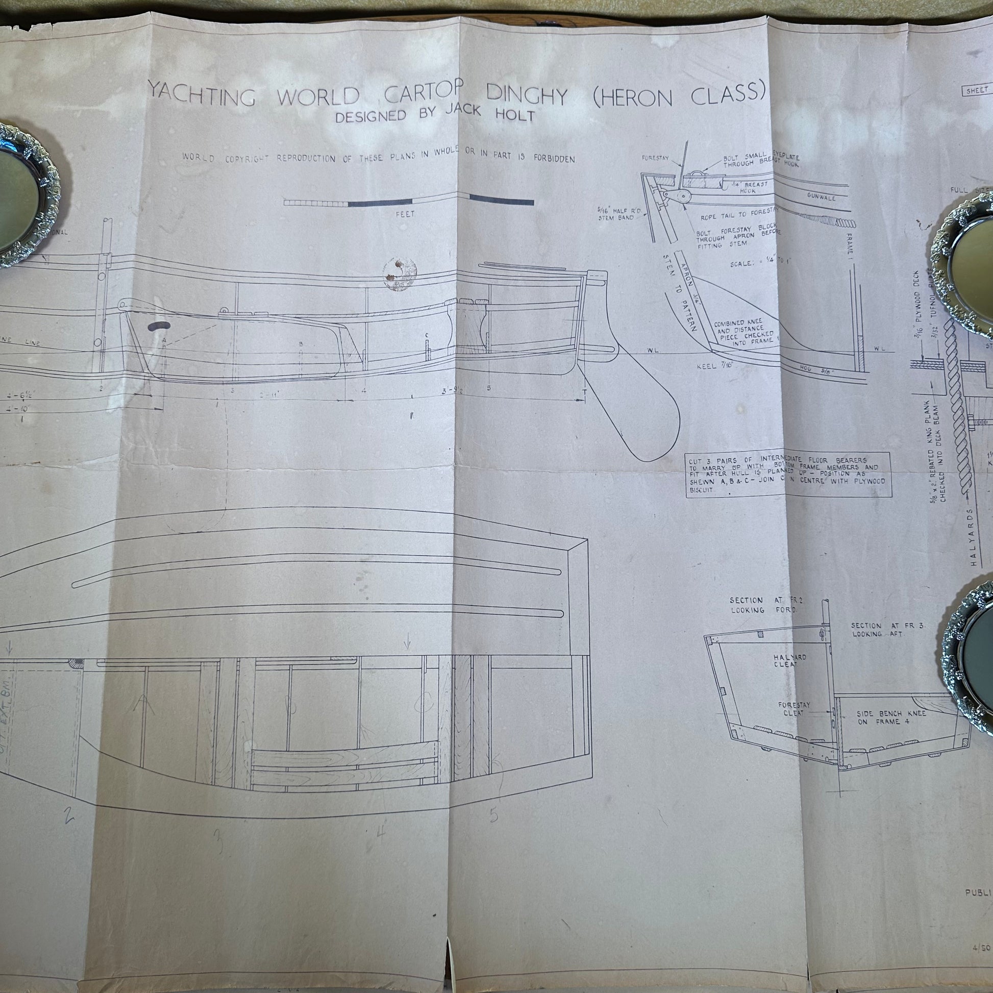 Yachting Cartop Dinghy Designed By Jack Holt Heron Class