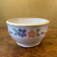 Cream & Yellow Floral Design Pottery Bowl