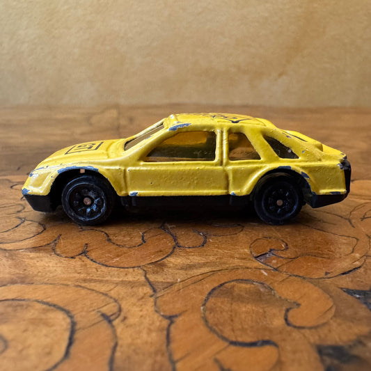 Yellow Ford Sierra XR4Ti Diecast Car Turbo GT