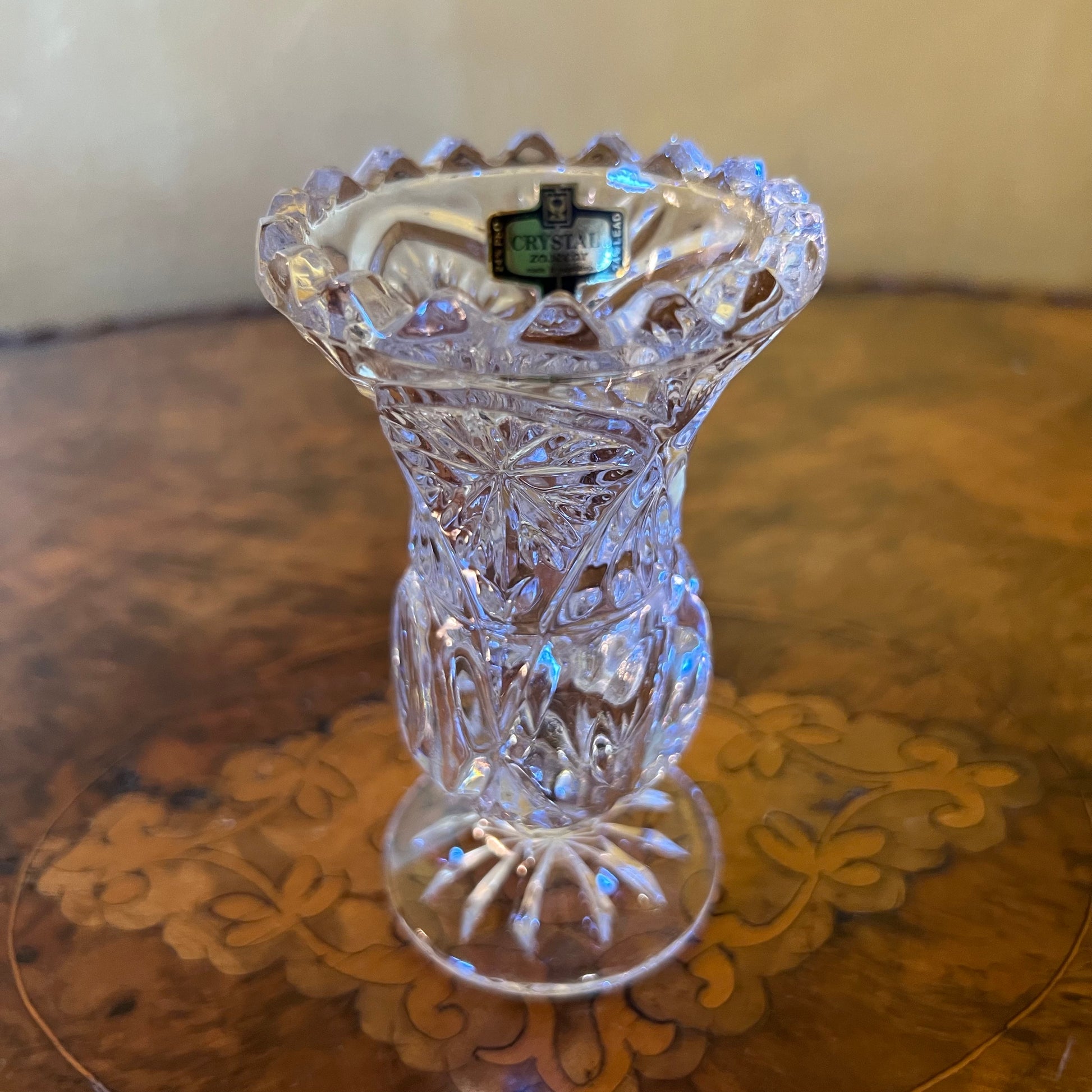 Zajecar Crystal Bud Vase 