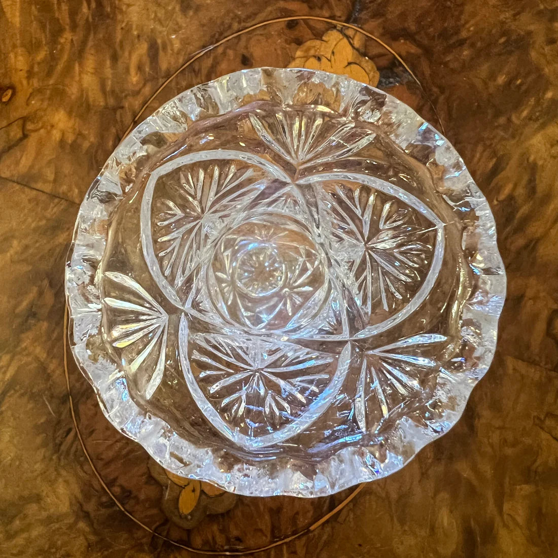 Vintage Zajecar Crystal Bud Vase