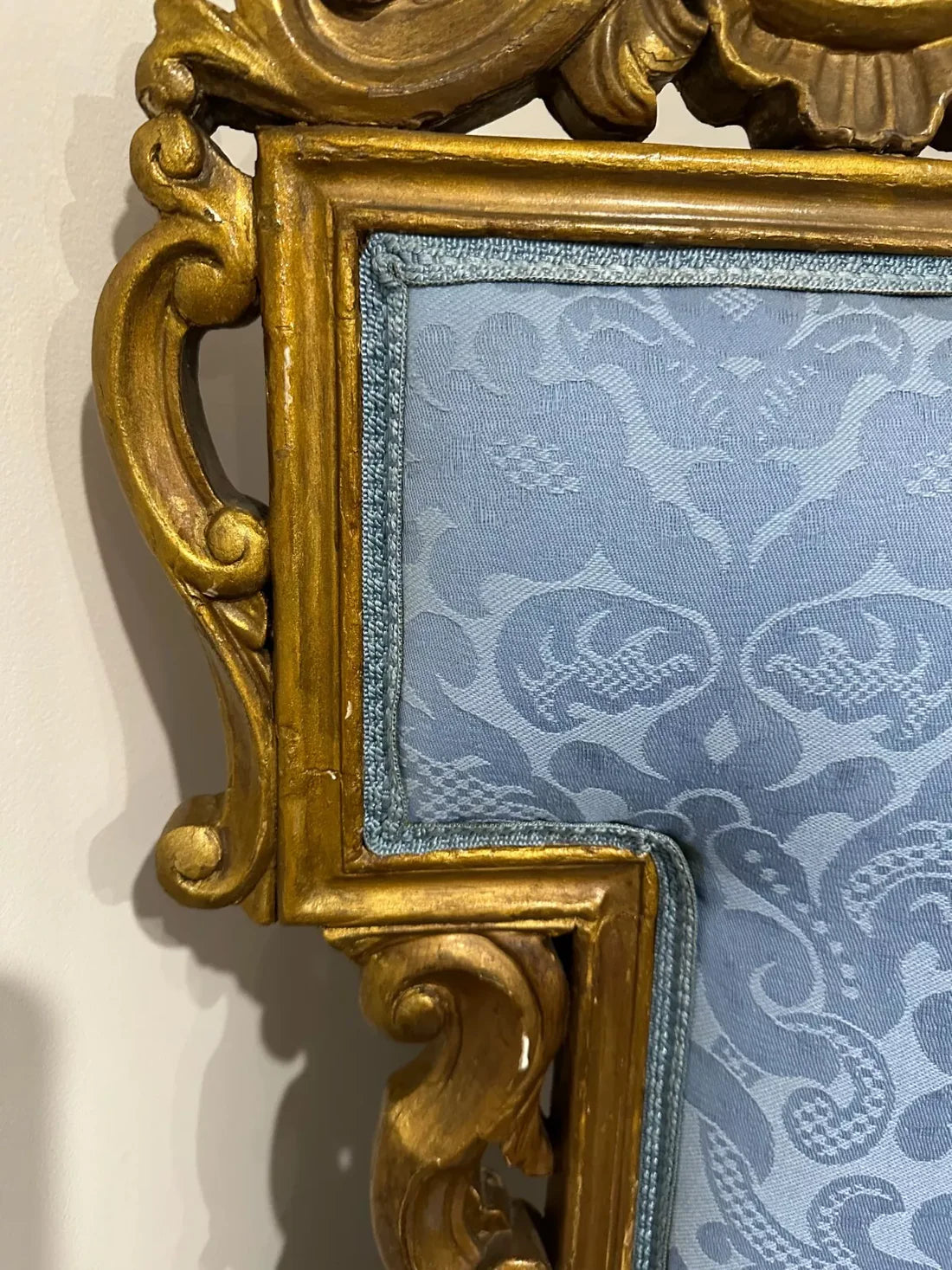 Antique Giltwood Prie Dieu Chair