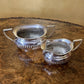 Antique Flavelle Bros Silver Plate 8860 Creamer & Sugar Bowl Set