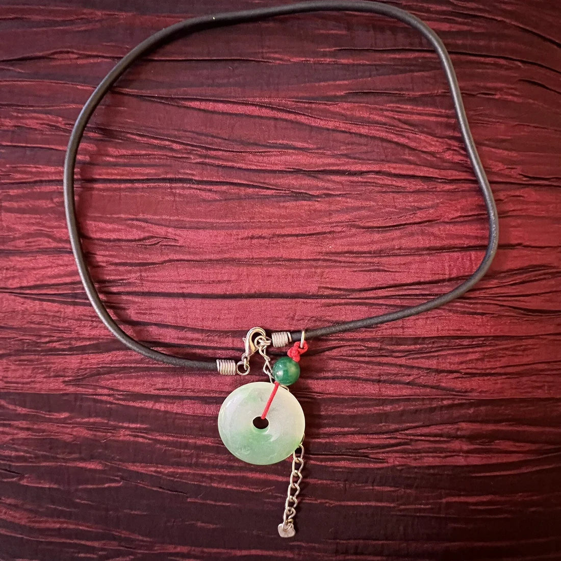 Vintage Natural Jade Necklace