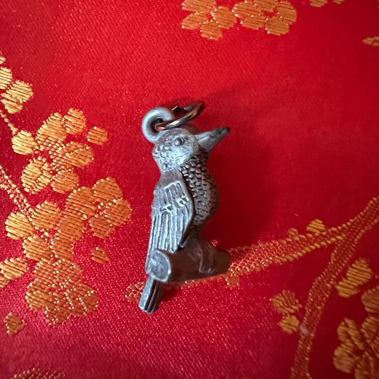 Vintage Bird Charm Pendant