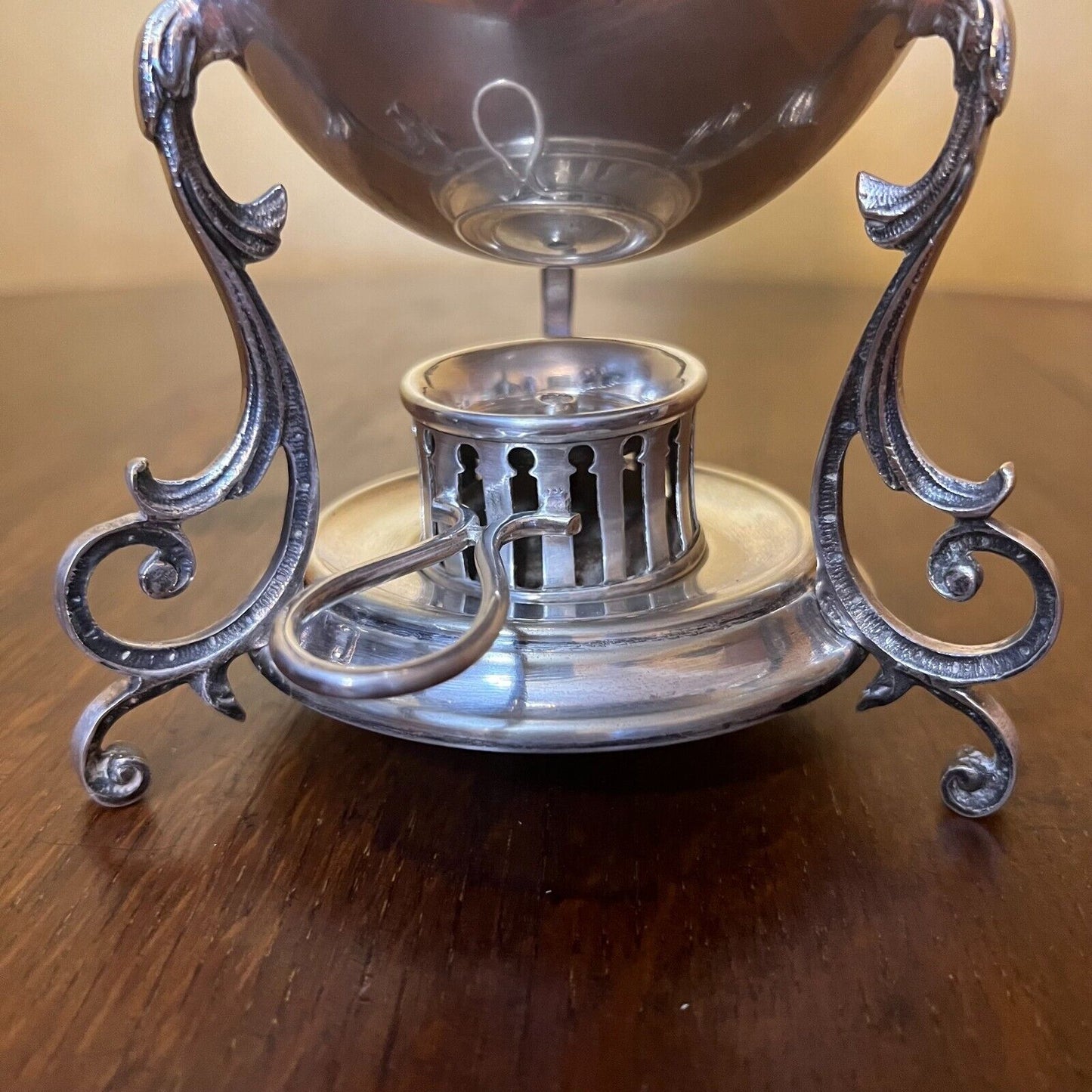 Antique Silver Plated Egg Coddle Warmer